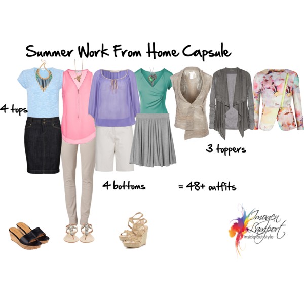 Work from home summer wardrobe capsule