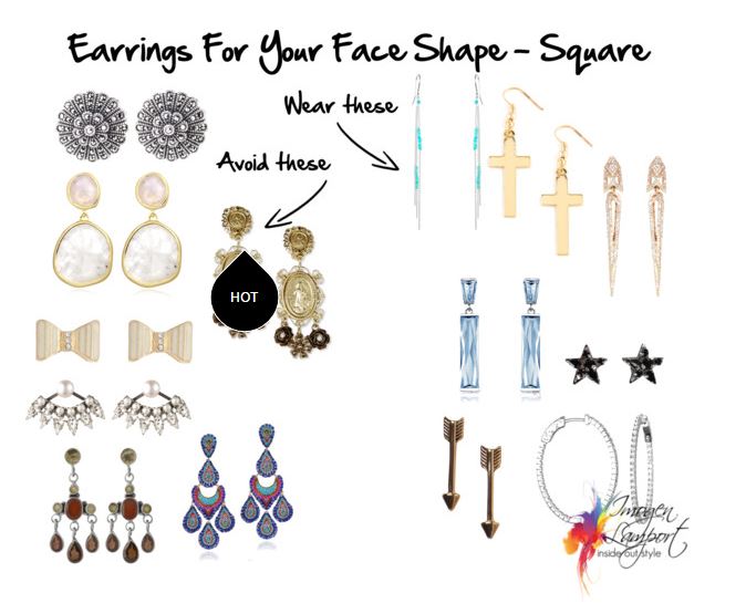 Choosing Earrings that suit your Square Face Shape