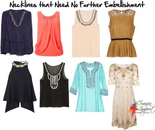 necklines that need no further embellishment