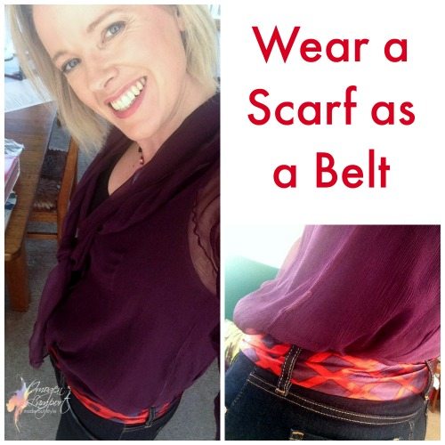 Wear a Scarf as a Belt