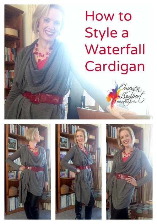 how to style a waterfall cardigan