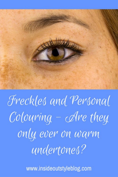 Personal colour analysis and freckles - discover if they are warm or cool (or both)