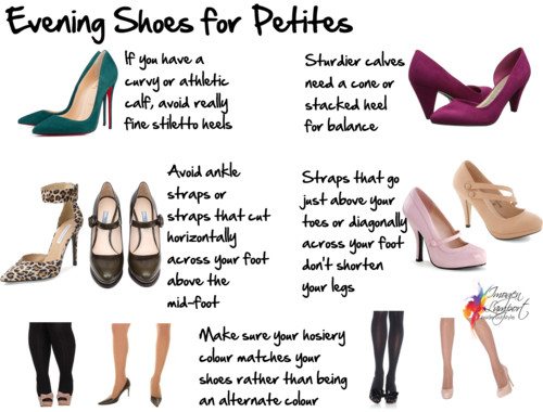 evening shoes for petites with curvy calves