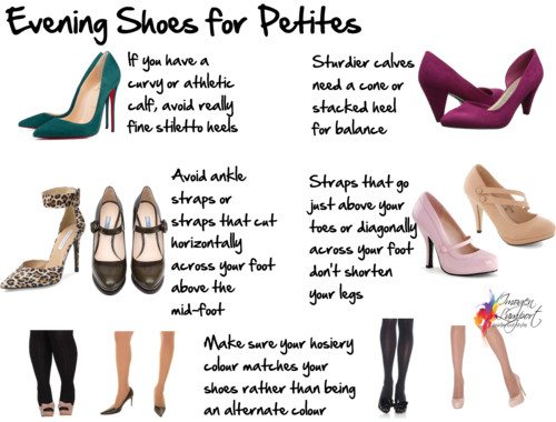 Choosing Evening Shoes For Short Legs