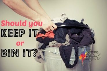 How to figure out if you should keep that garment or give it away - click here to find out the strategies to use