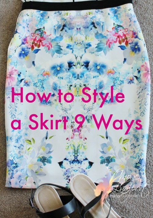 One Skirt Styled 9 Ways and Some Packing Tips