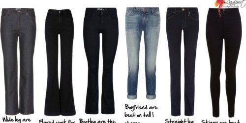 jeans for different body shapes