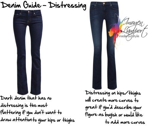 denim guide distressing