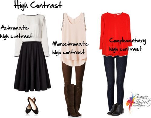 high contrast