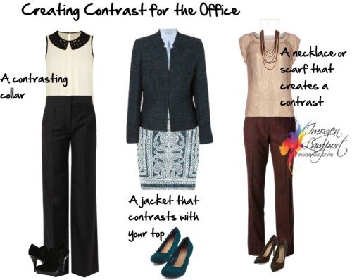 creating contrast for the office