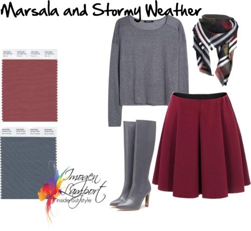 marsala and stormy weather