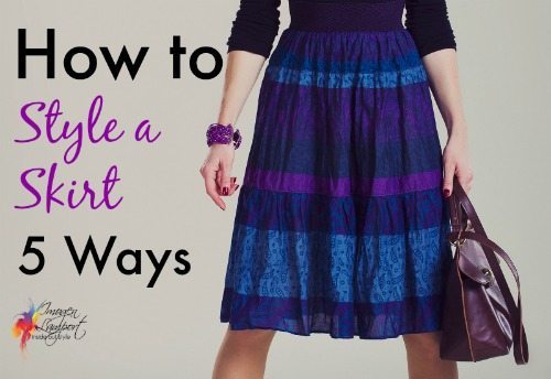 how to style a skirt 5 ways