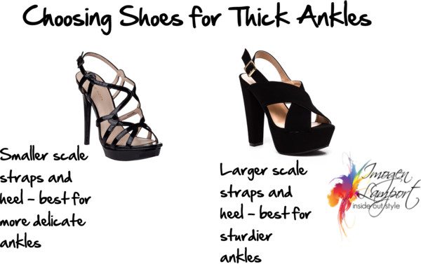choosing shoes thick ankles