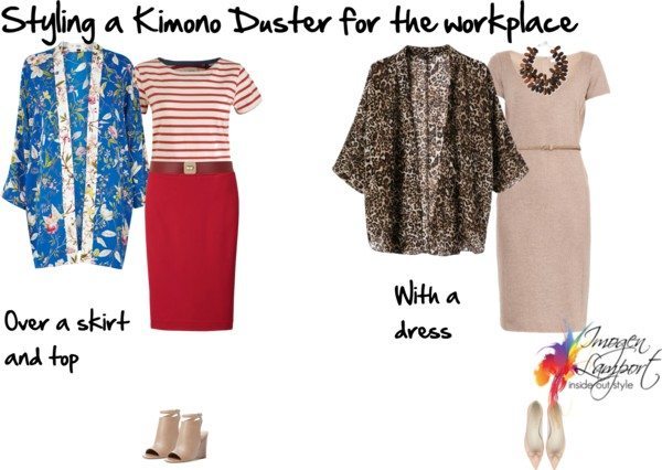 styling a kimono for work