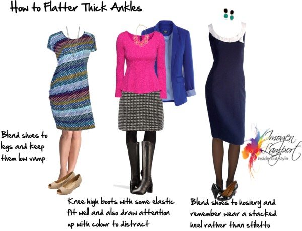 how to flatter thick ankles