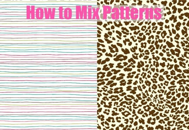 how to mix patterns