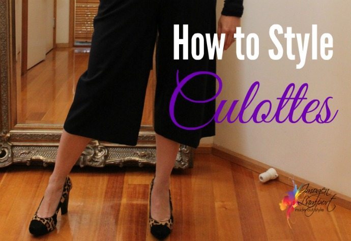 how to style culottes