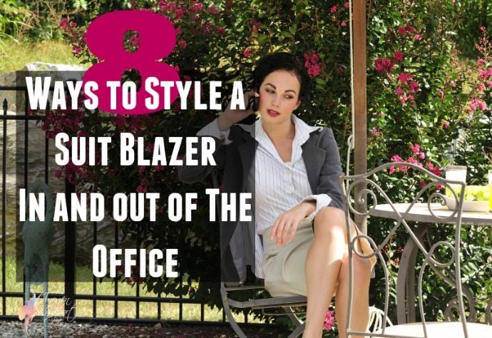 how to style a suit blazer in and out of the office