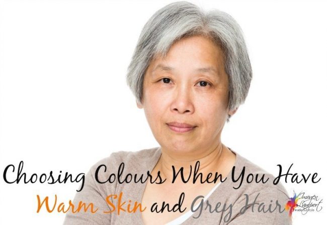 How to choose colours when you have warm skin and grey hair How to choose colours when you have warm skin and grey hair