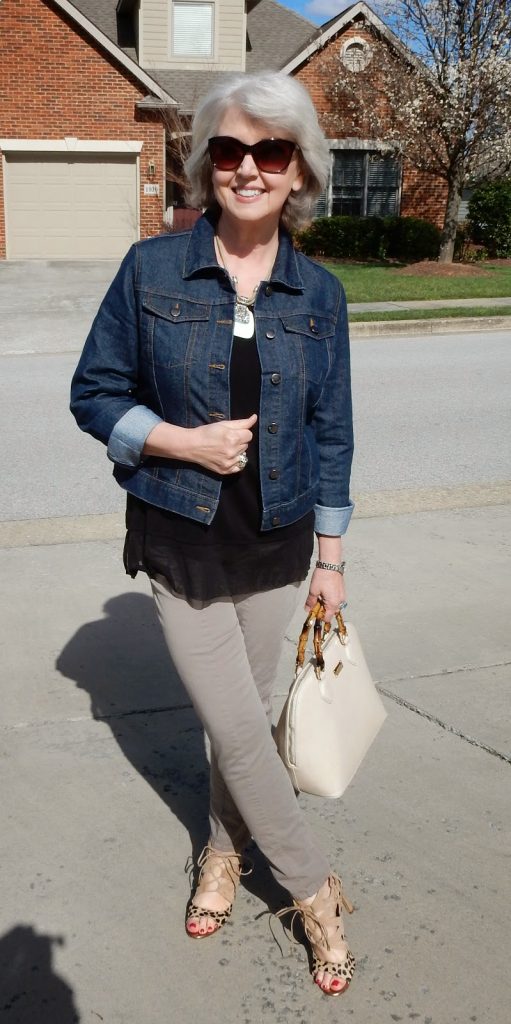 jeans jacket fifty not frumpy