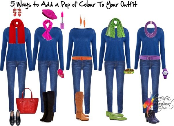 5 ways to add a pop of colour to your outfit