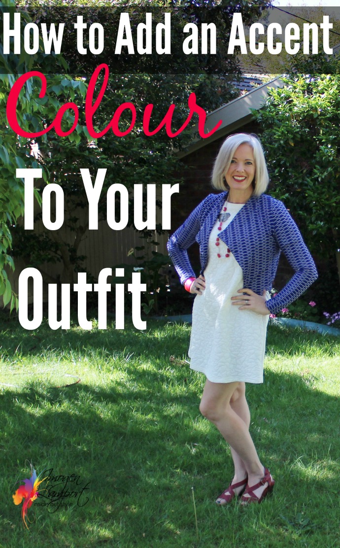 how to add an accent colour to your outfit