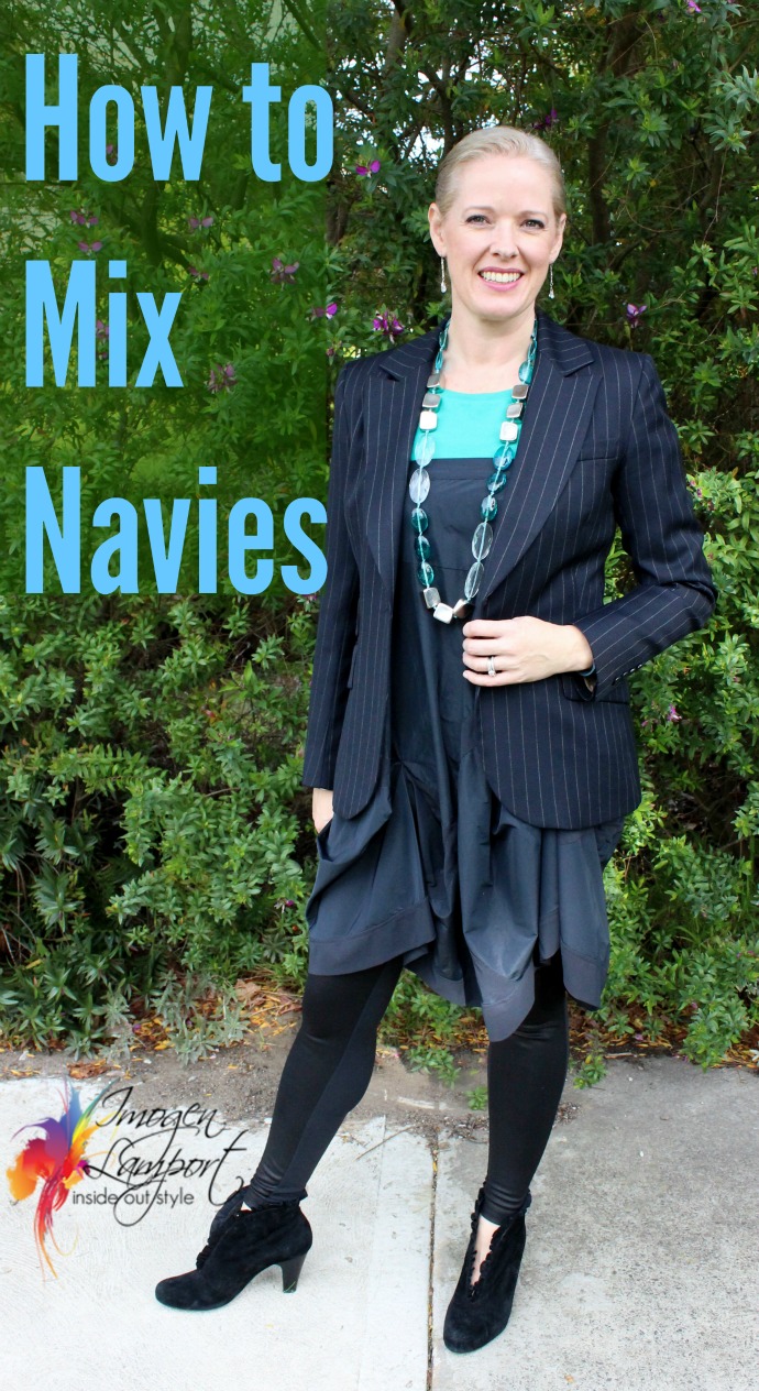 how to mix navies and which shoe colour to wear with navy pants