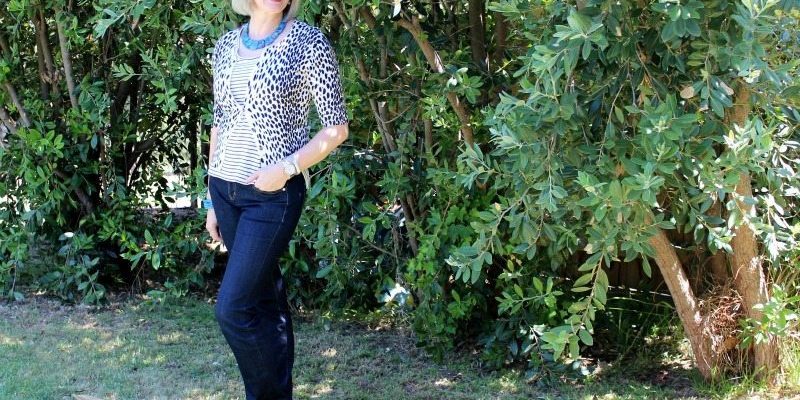 how to mix stripes with prints