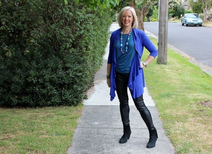 How to Wear Leggings Over 40 Today on the Blog and