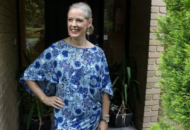 blue and white leona edmiston dress blue and white leona edmiston dress