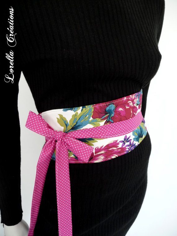 Beautiful cool coloured obi belt