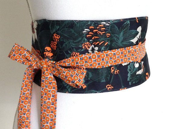 Gorgeous warm colouring obi belt