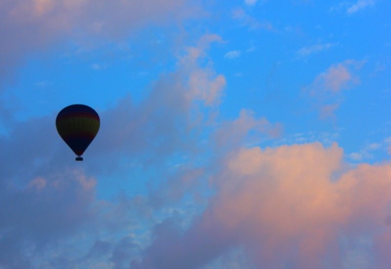 In the sky over Dubai