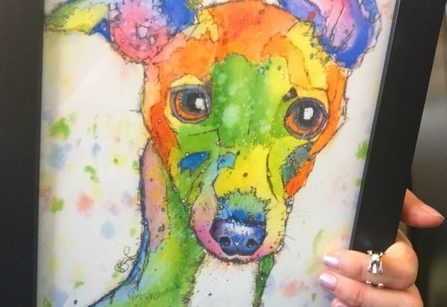 whippet ring and illustration