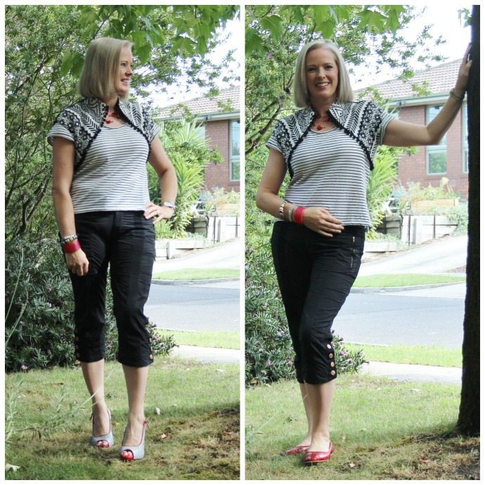 capris and cropped pants how to wear from Imogen