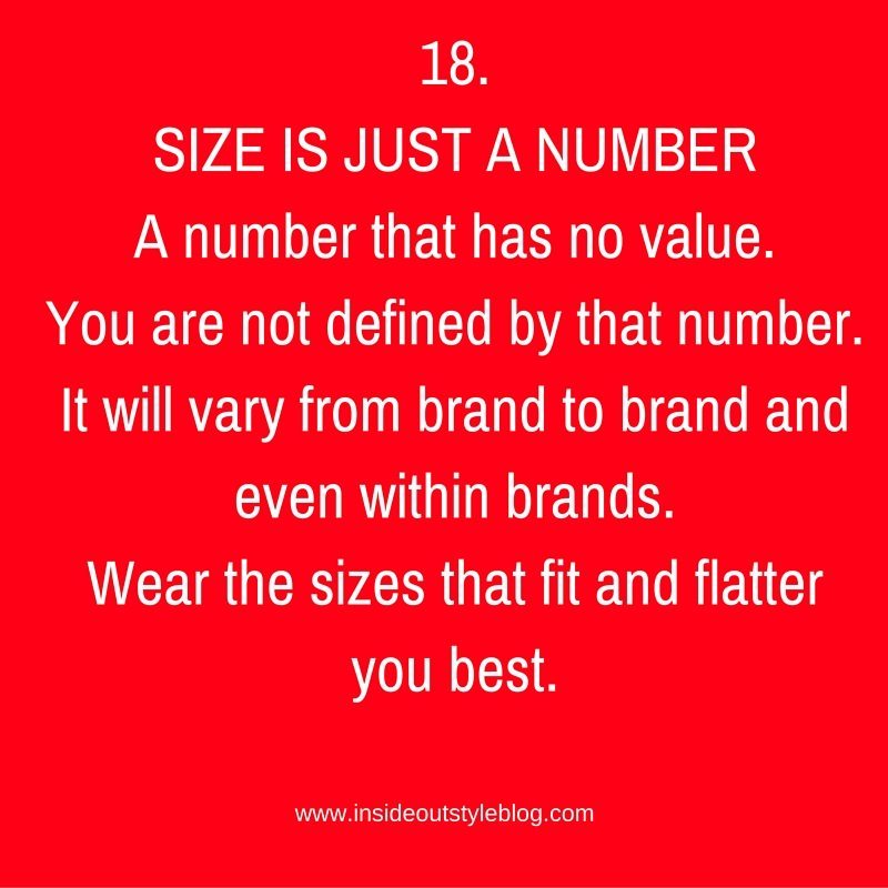 18.SIZE IS JUST A NUMBER