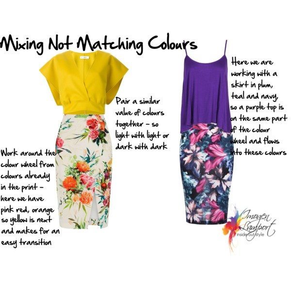 Inside Out Style: How to mix a colour with a print when the colour is not in the print