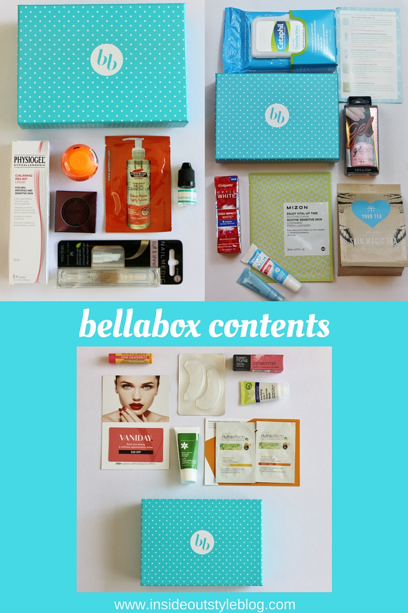 What's inside a bellabox beauty box