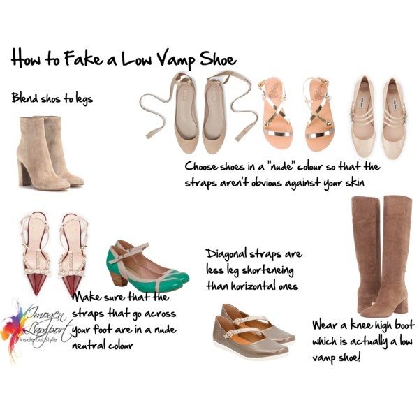 How to Fake a Low Vamp Shoe