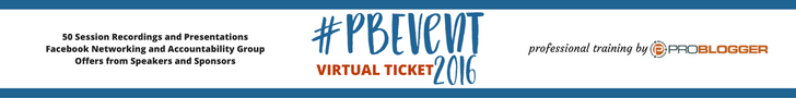 PBevent Problogger Virtual Event Tickets