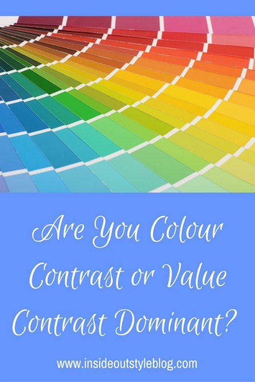 Are You Colour Contrast or Value Contrast Dominant? Discover why this is so important when putting together outfits.