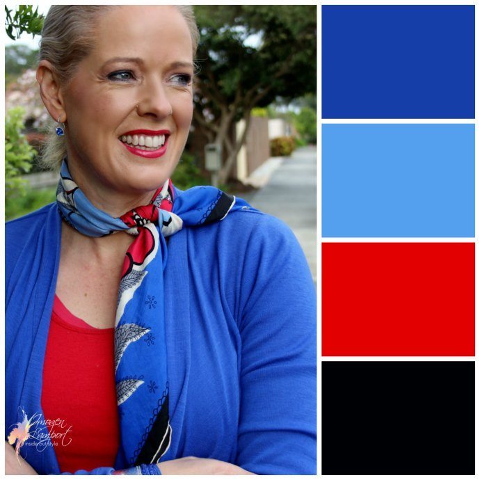 Create a colour scheme using a scarf