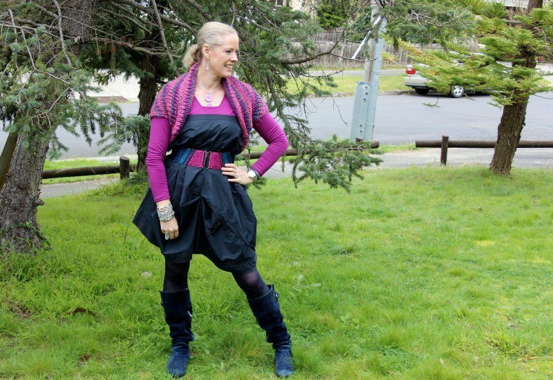 Wear It again - wearing an old skirt as a dress - weekend style challenge