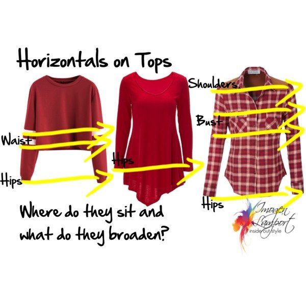 The effects of horizontal lines and how to choose clothes to flatter
