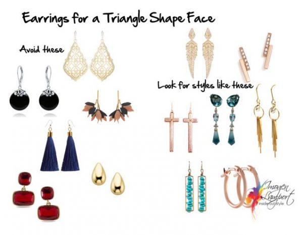 How to Choose Earrings for Your Triangle Shaped Face — Inside Out Style