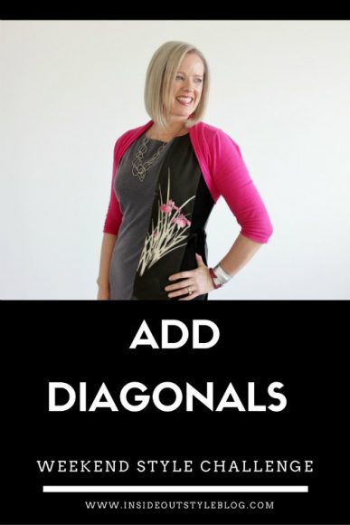 Use Diagonals in Your Outfit - Weekend Style Challenge — Inside Out Style