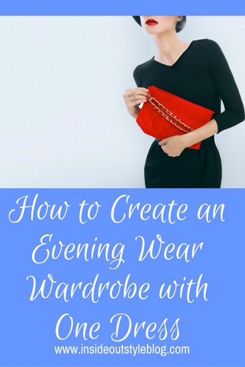 how to create an evening wear wardrobe with one dress