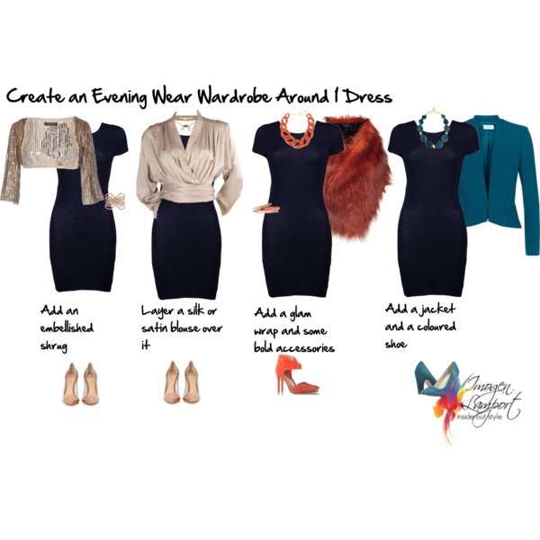 Creating an evening wear wardrobe around one dress