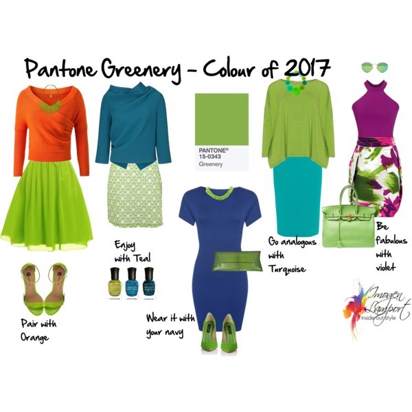 Pantone Colour of 2017 - Greenery - what to pair it with