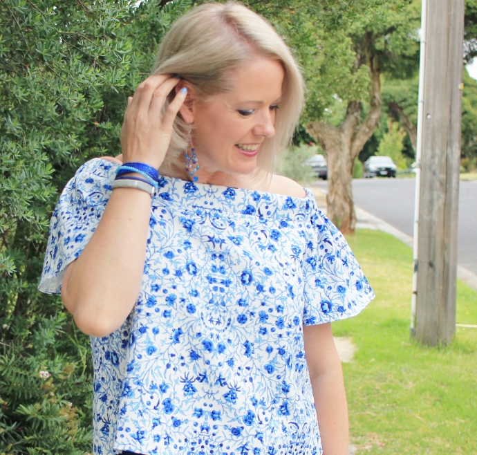 My Summer Style - off the shoulder top - and accessorizing